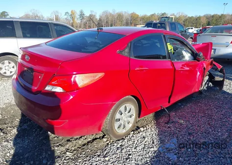 2015 Hyundai Accent Gls from USA, damaged, VIN KMHCT4AE4FU862124